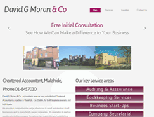 Tablet Screenshot of dgmoran.com